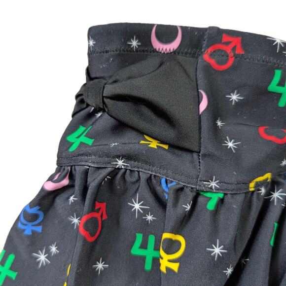 Sailor Moon Luna Symbols Skirted Swim Bottoms Hot Topic Anime Manga Goth Emo - Picture 3 of 5